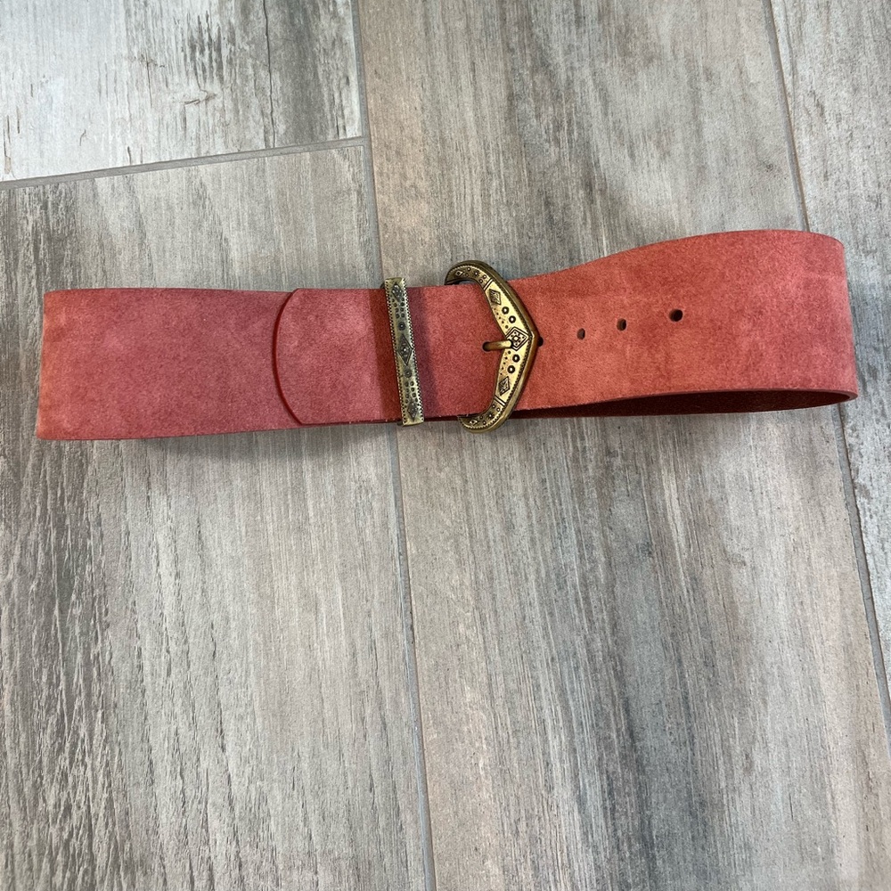 Ba&sh Suede Leather Belt